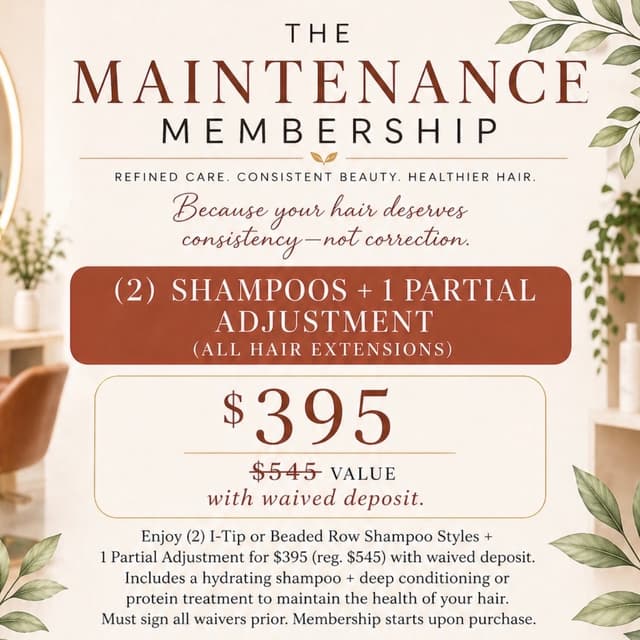 (2)Shampoos+1 Partial Adjustment at Beauty By Mel Gray in Atlanta, GA