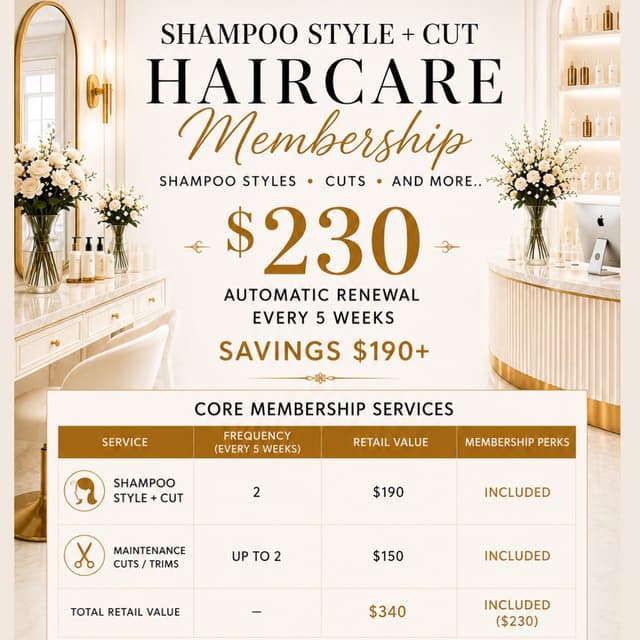 Shampoo Style + Cut Membership at Beauty By Mel Gray in Atlanta, GA